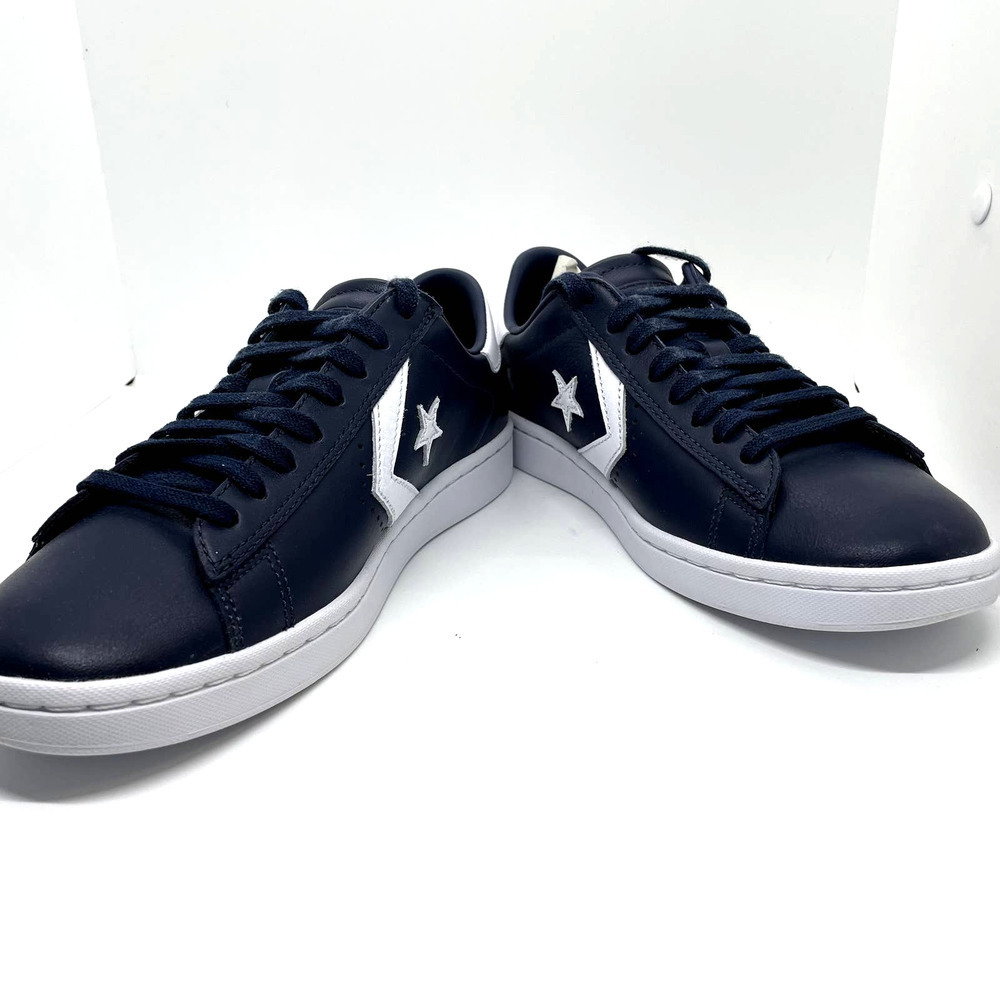 CONVERSE All Star Pro Leather LP OX Sneakers NEW Blue White Sneakers Womens 7.5